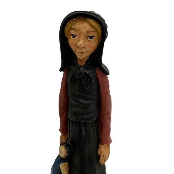 Jim Shore Amish Family Resin Figurines Farming Primitive Rustic Set of 4 1992 - Picture 14 of 16